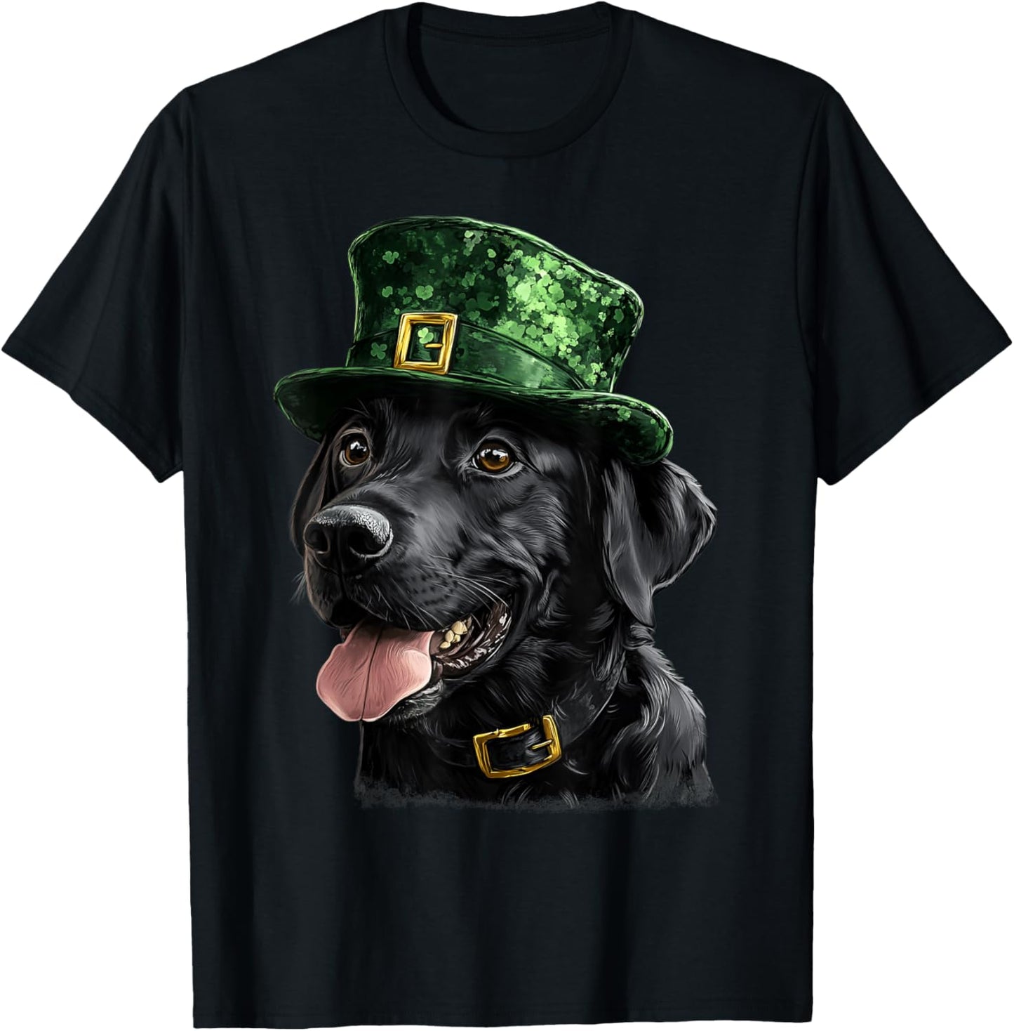 Black Lab Leprechaun - Cute St. Patrick's Day T-Shirt