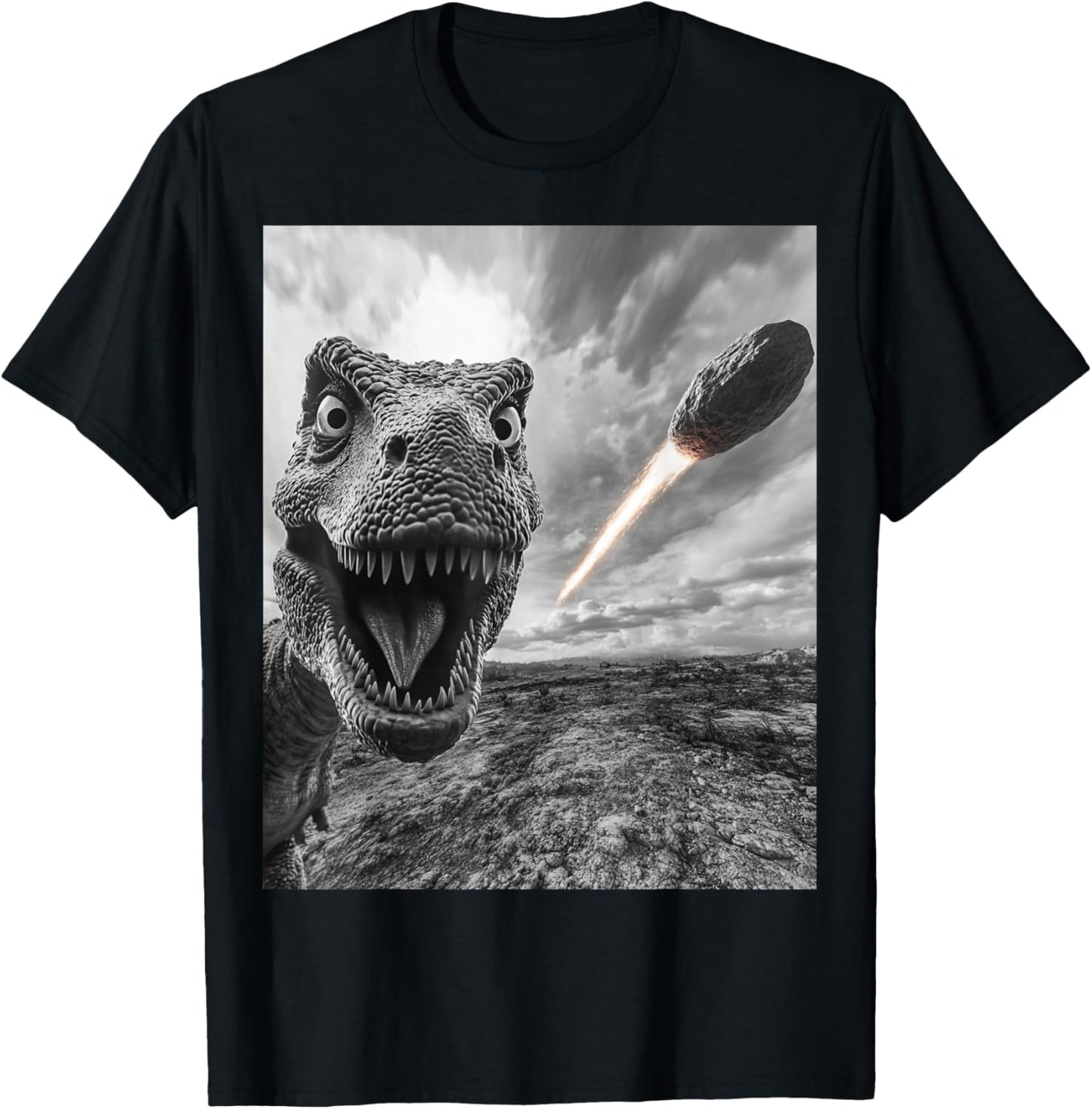 Funny Dinosaur Selfie T-Shirt