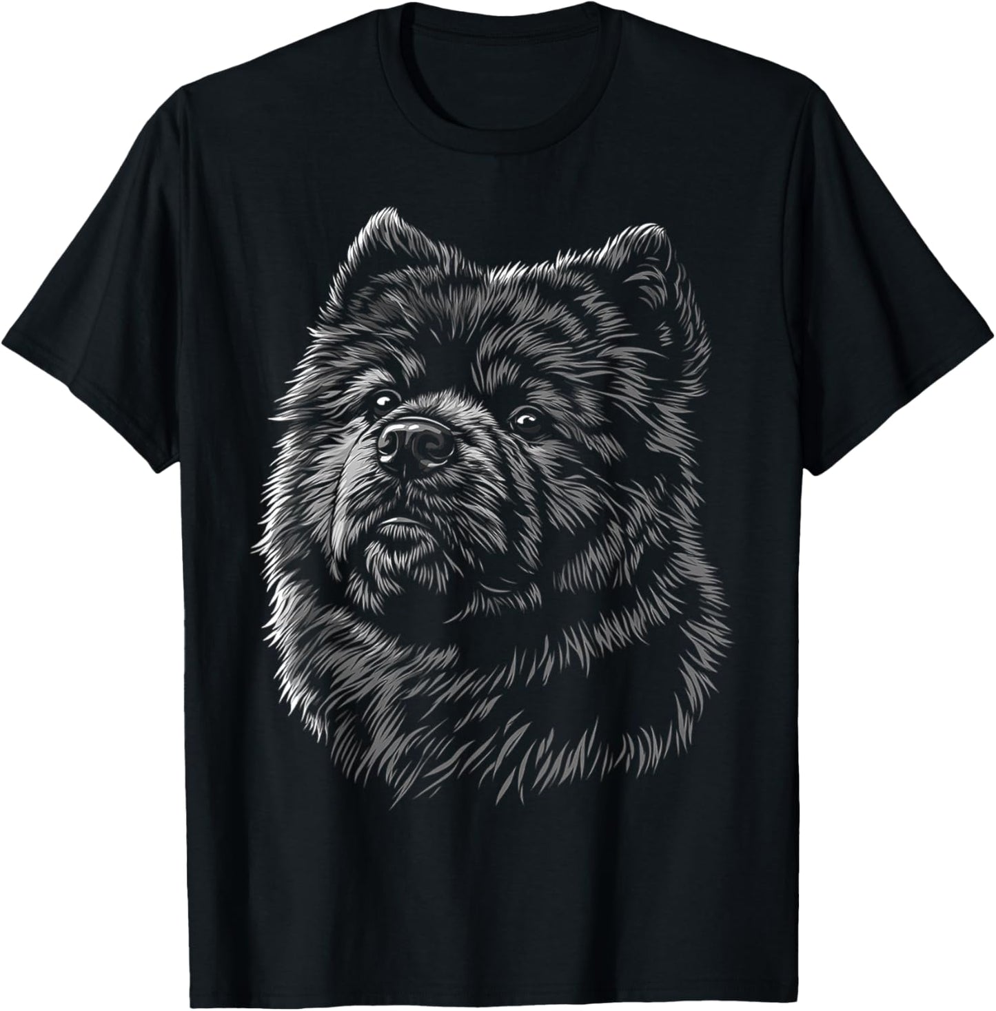 Chow Chow Dog Motif Pet Art Chow Chow T-Shirt