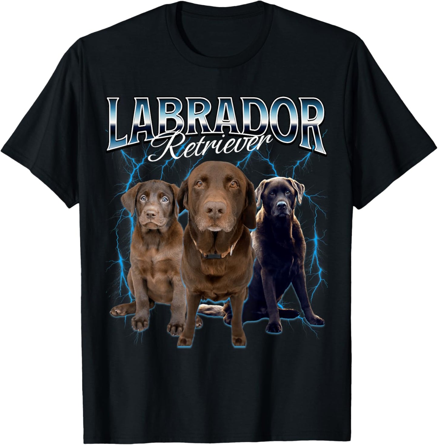 Chocolate Labrador Owner 90's Bootleg Trending T-shirt
