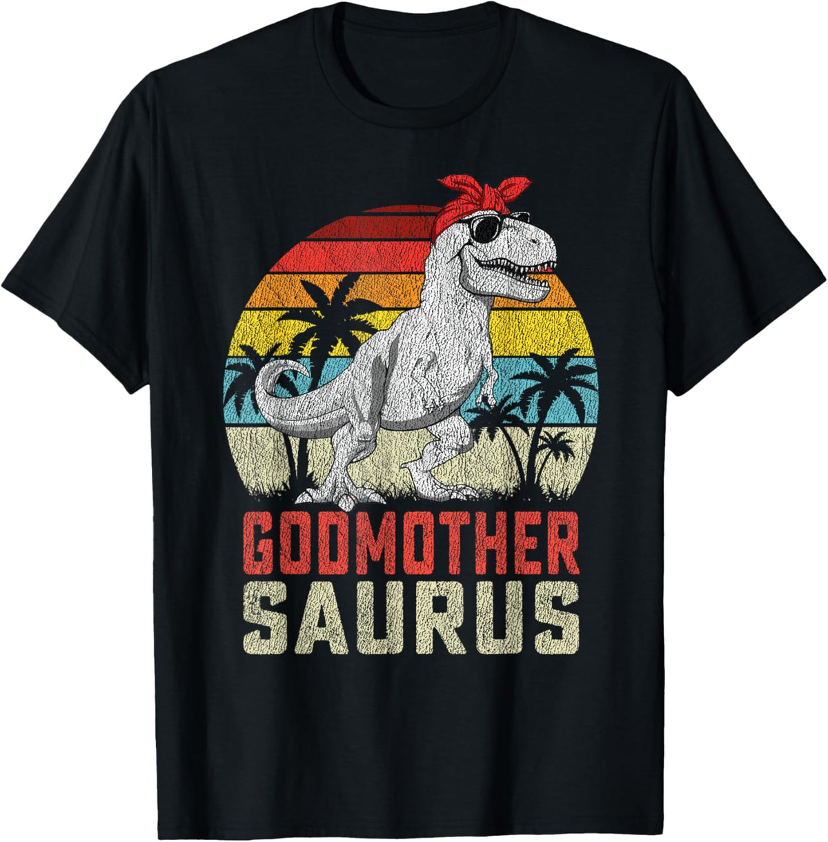 Godmothersaurus T rex Dinosaur Godmother Saurus Family T-Shirt