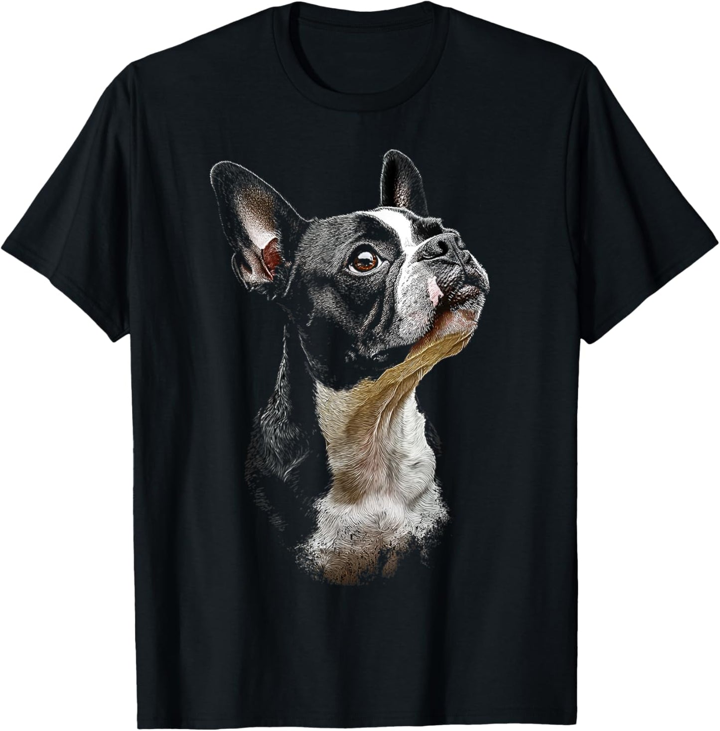 Boston Terrier Dog Graphic Pet Art Boston Terrier T-Shirt