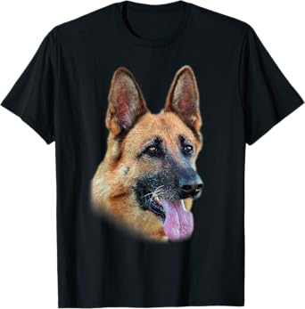 German Shepherd Face T-Shirt