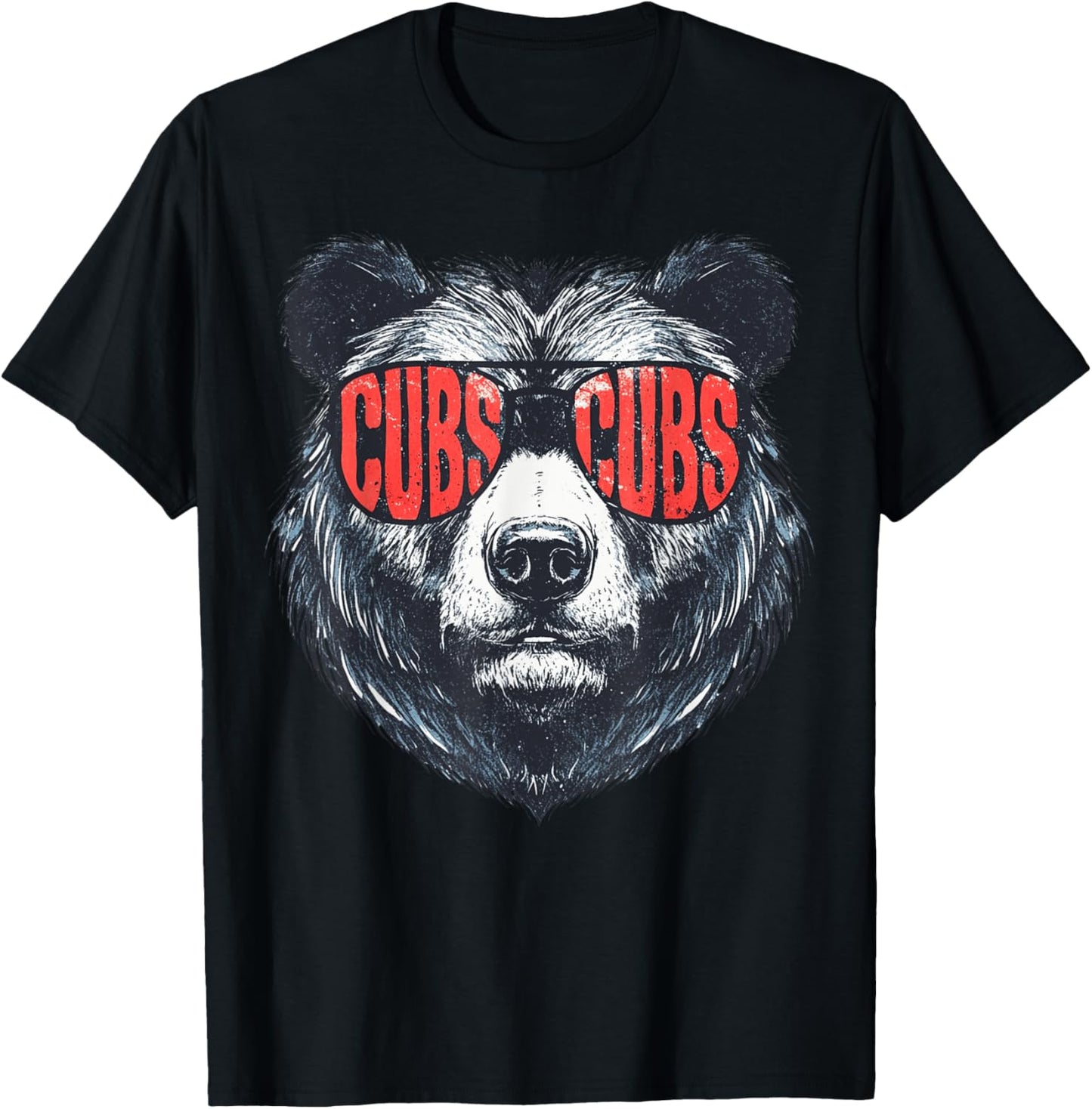 Cubs Wearing Sunglasses Retro Vintage T-shirt