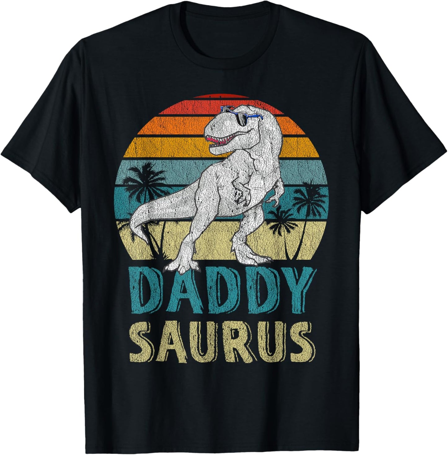 Daddysaurus T Rex Dinosaur Daddy Saurus Family Matching T-Shirt