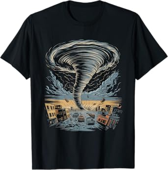 Tornado Tshirt For Kids Toddler Weather Meterologist Storm T-Shirt