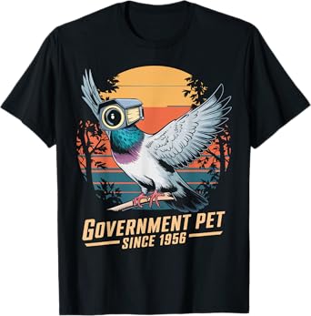 Government Pet Drone Recording Surveillance Bird Drone T-Shirt