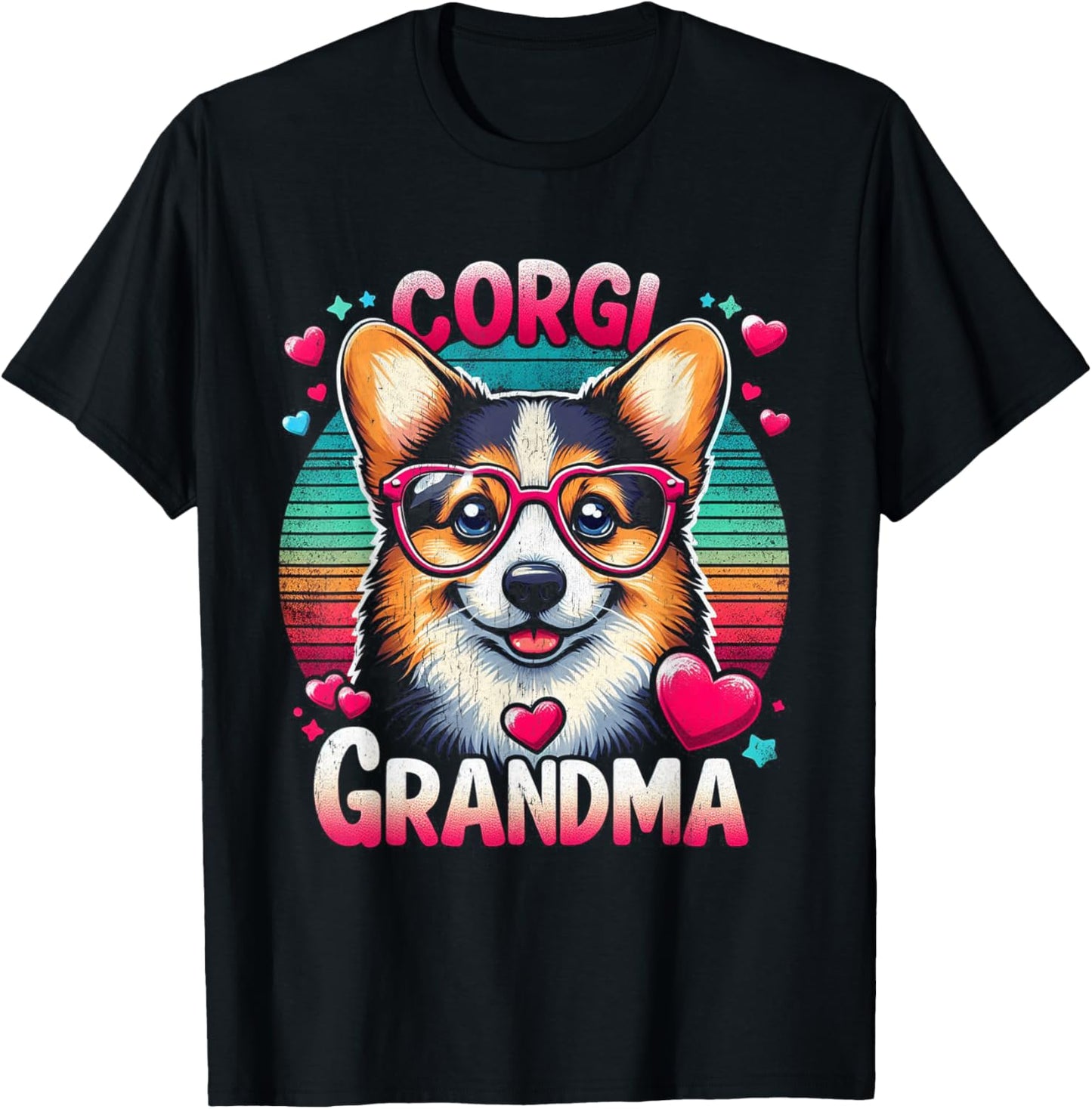 Corgi Grandma for Corgi Dog Pet Lovers T-Shirt