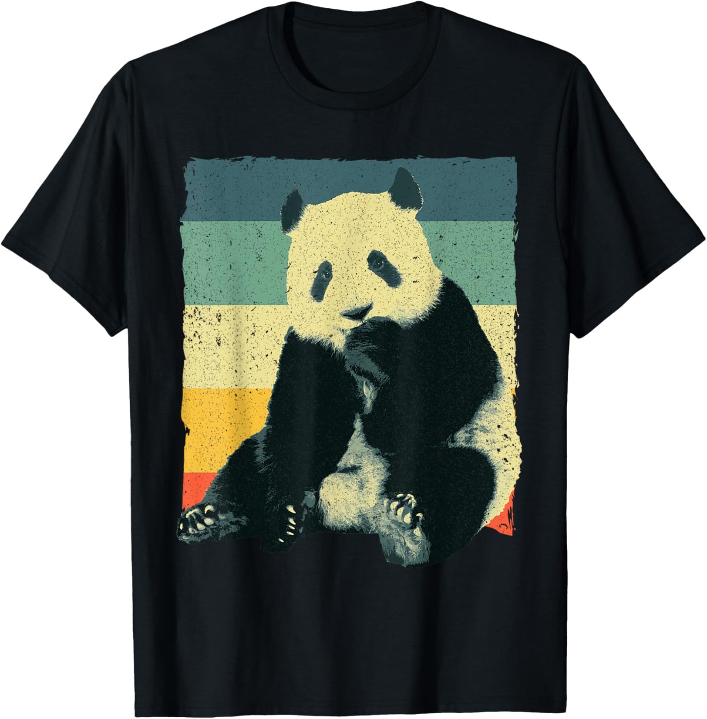 Funny Panda Design For Men Women Kids Retro Panda Bear Lover T-Shirt