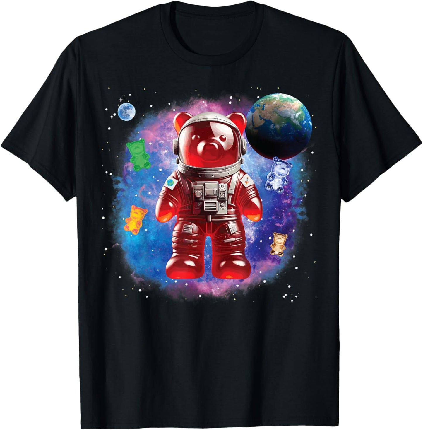 Gummy Bear in Space, Funny Gummy Bear T-Shirt