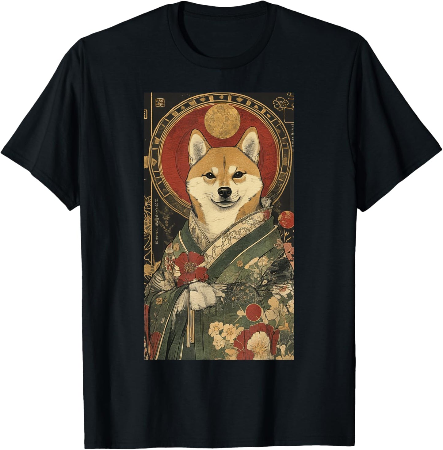 Shiba Inu Tarot Card Shiba Inu Japanese art T-Shirt