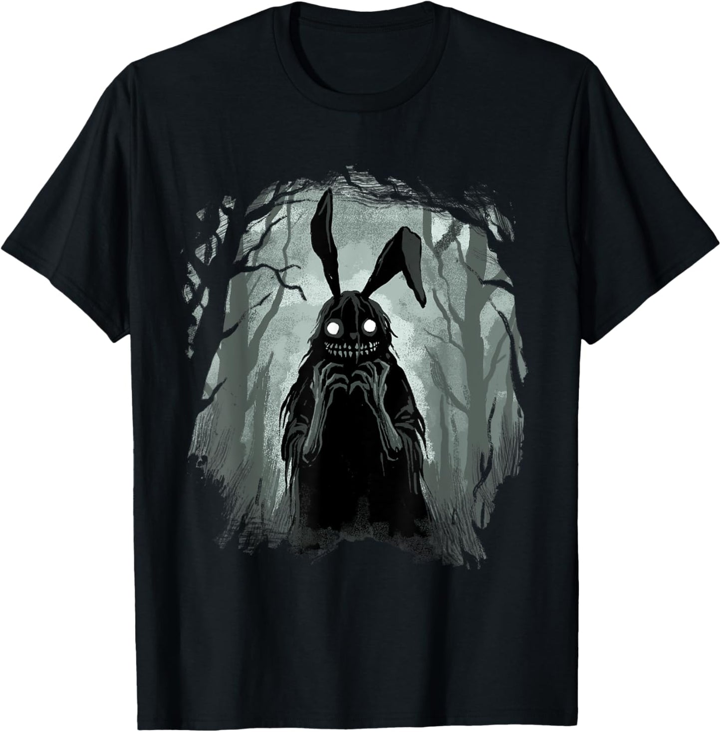 Gothic Shirt Creepy Bunny Goth Rabbit Evil Rabbit Weirdcore T-Shirt