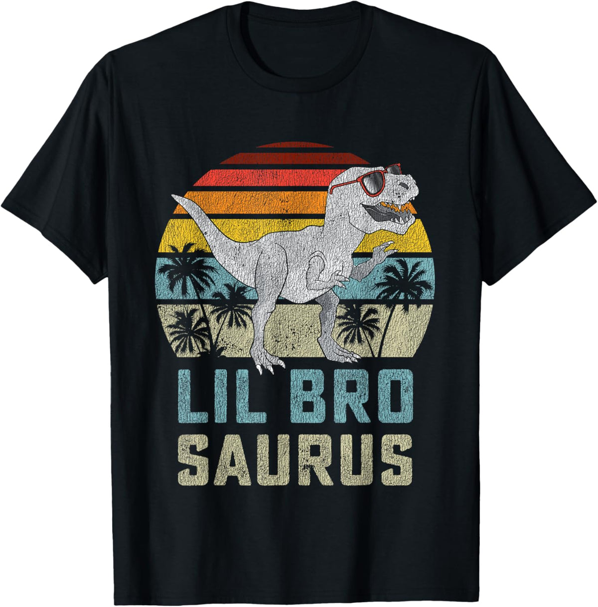 Lilbrosaurus T Rex Dinosaur Lil Bro Saurus Brother Family T-Shirt