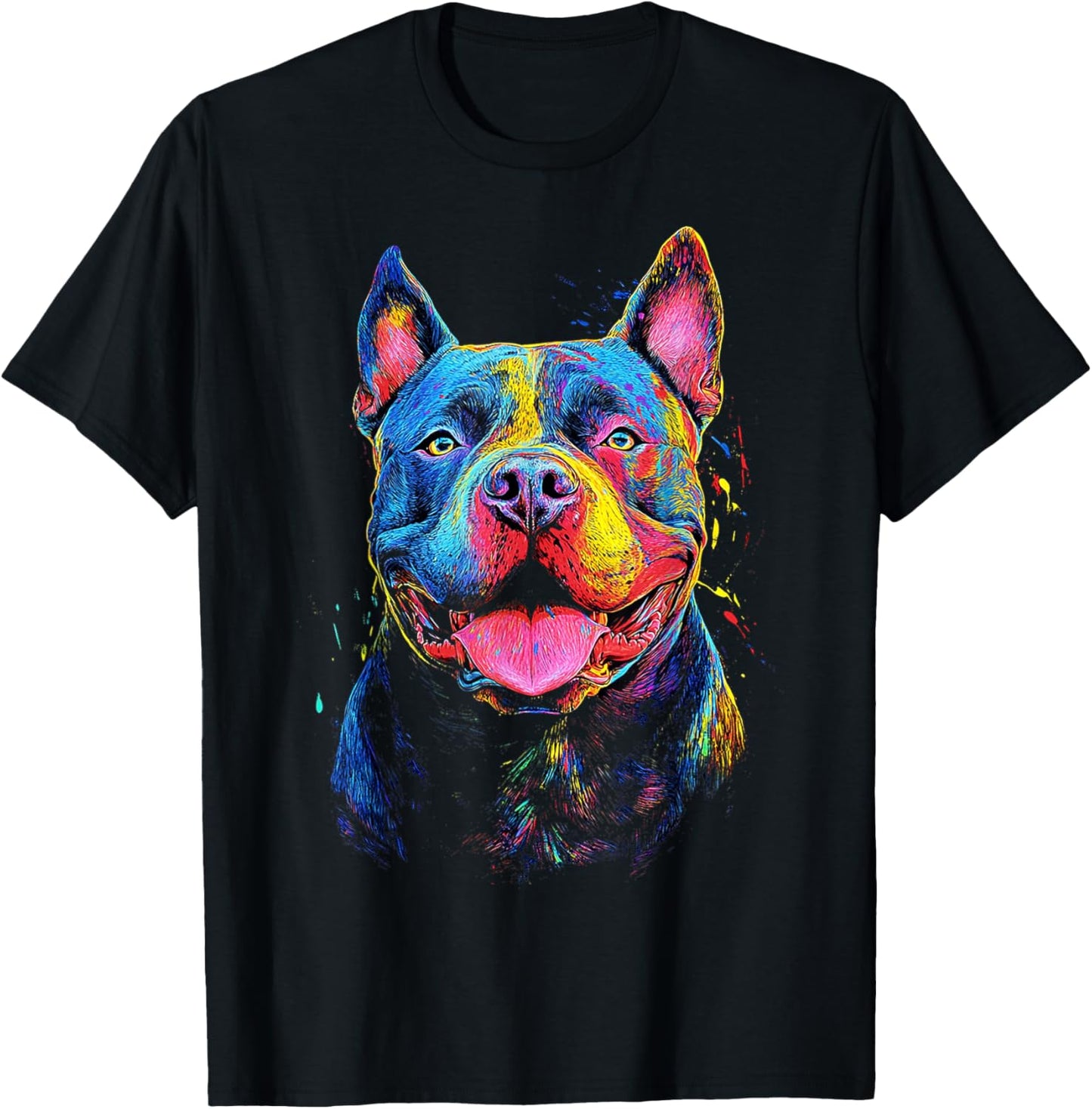 American Bully Dog Graphic Pet Art American Bully T-Shirt