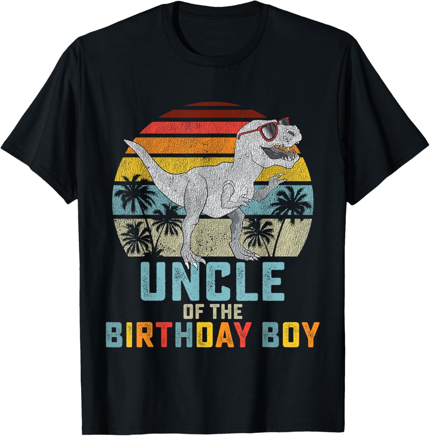 Uncle Dinosaur of the Birthday Boy Matching Family T-Shirt