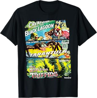 Vintage Style Sci Fi Movie Poster Collage T-Shirt T-Shirt
