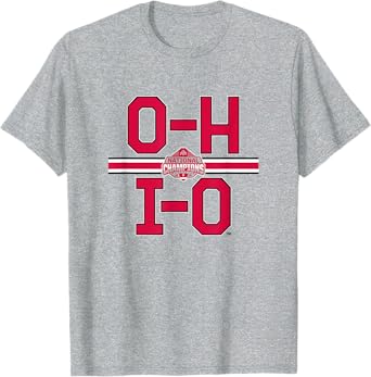 O-H I-O National Champions - Ohio State Football T-Shirt