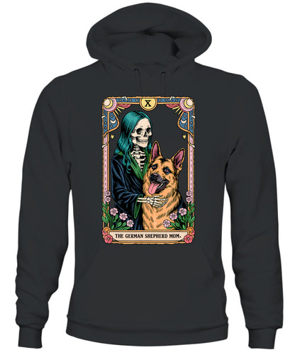 Retro German Shepherd Mom Tarot Card Witchy Vibes Dog Mom T-Shirt