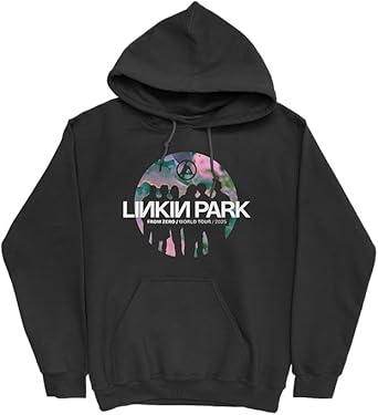 Linkin Park Unisex-Adult Zero Official Merch Silhouettes Tour Hoodie