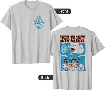 The Family Dog Howlin Wolf Blue Logo T-Shirt