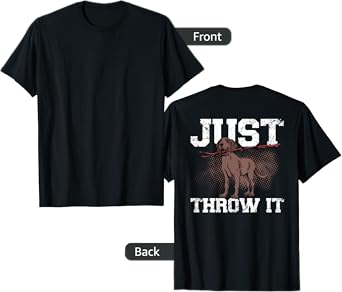 Just Throw It Backprint T-Shirt