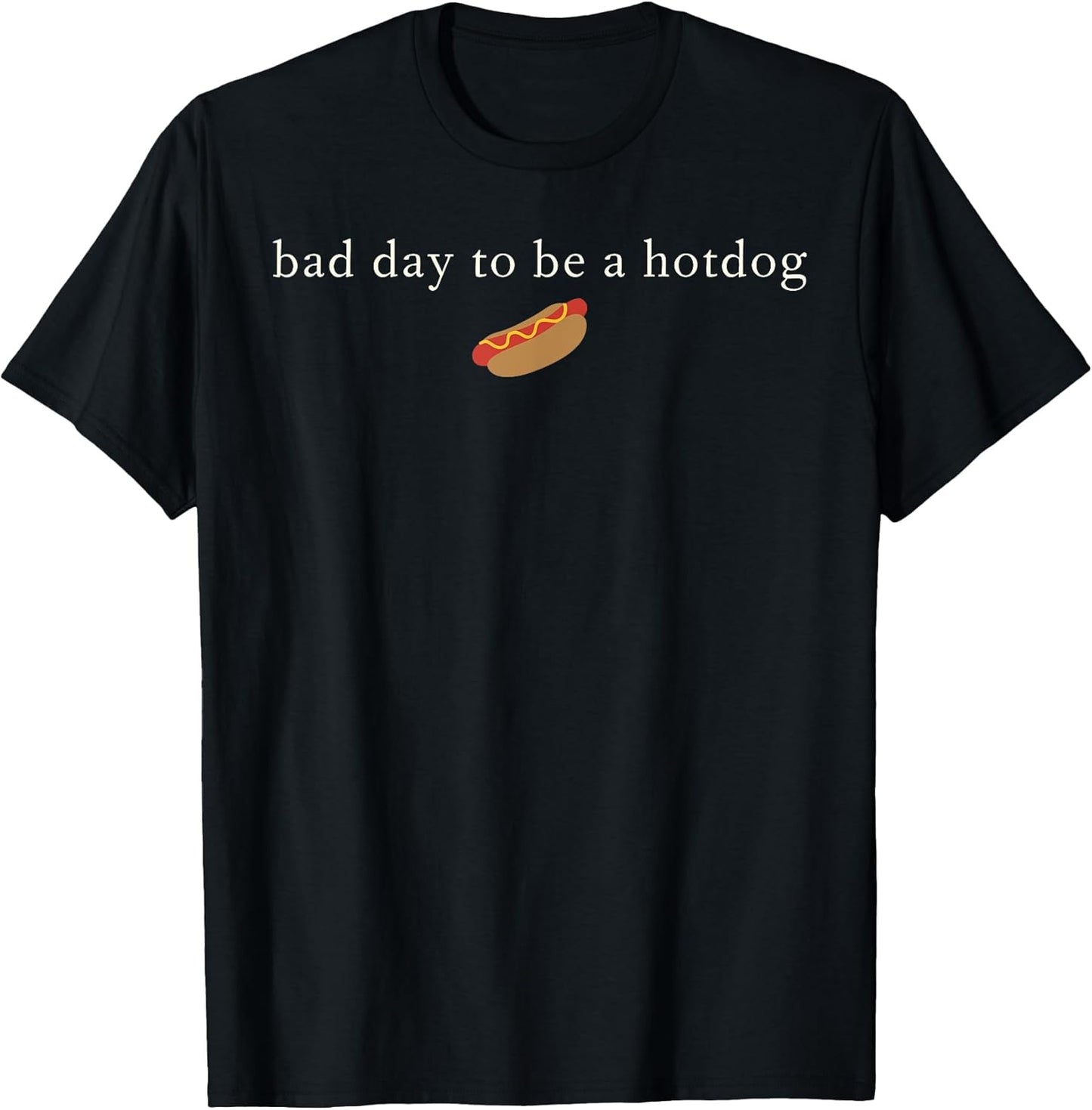 It's A Bad Day To Be A Hot Dog Glizzy Funny 4th Of July T-Shirt