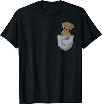 Dachshund Pocket Funny Dachshund T-Shirt