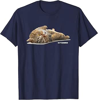 ChuChu in Wonderland Lying LuLu T-Shirt, Adult, Unisex, Short Sleeve, Blue, Small, Cat Pattern, Modern, Classic, Casual, Cotton 60% Polyester 40%