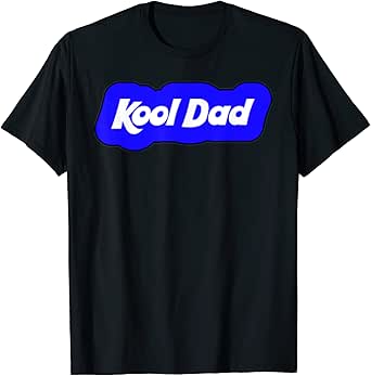 Funny Kool Dad Daddy Parent Blue Cloud T-Shirt