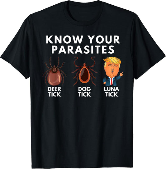 Know Your Parasites Deer Tick Dog Tig Luna Tick T-Shirt
