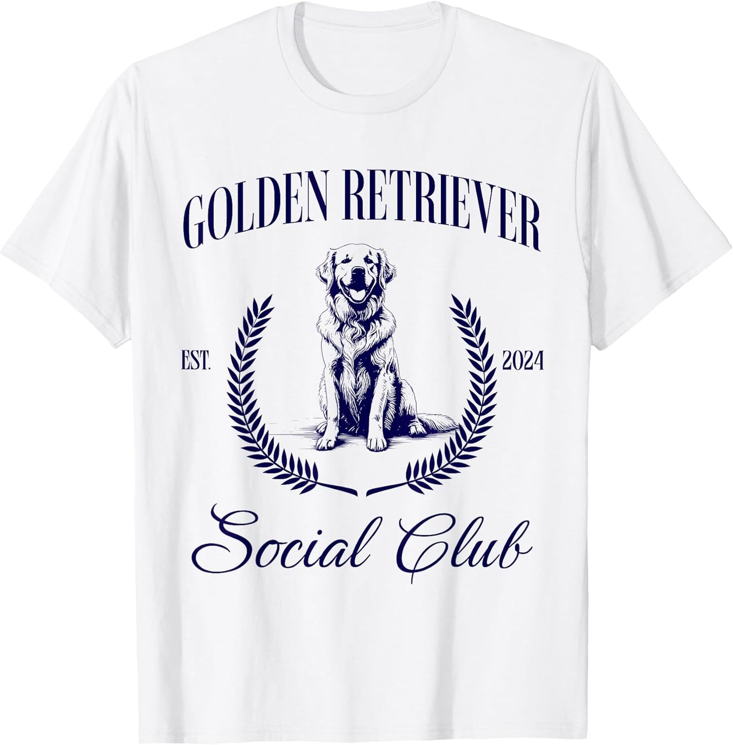 Golden Retriever Social Club Women Dog Mom T-Shirt