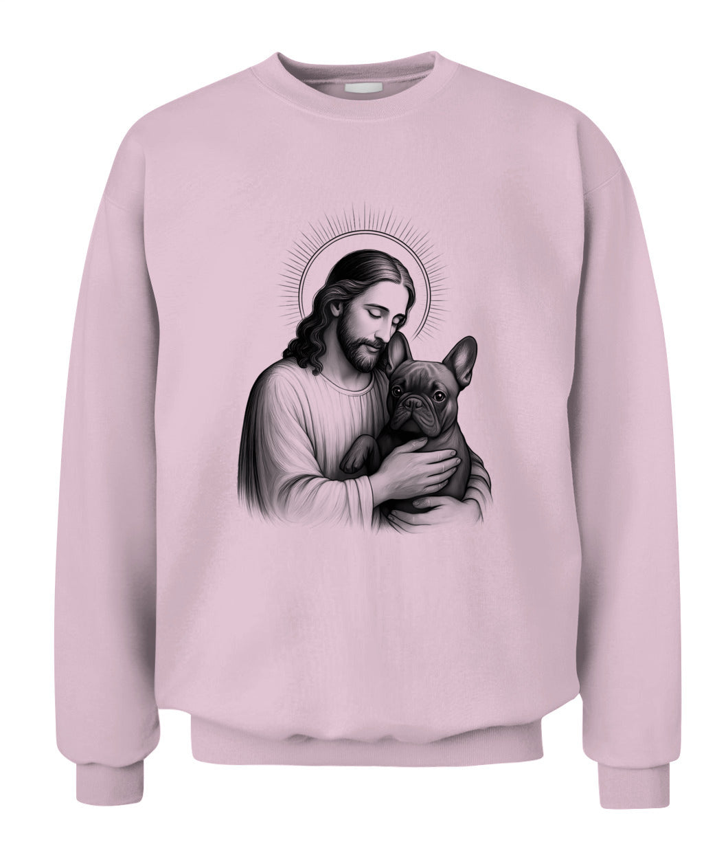 Jesus & French Bulldog Lover Christian Frenchie Dog Mom T-Shirt