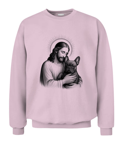 Jesus & French Bulldog Lover Christian Frenchie Dog Mom T-Shirt
