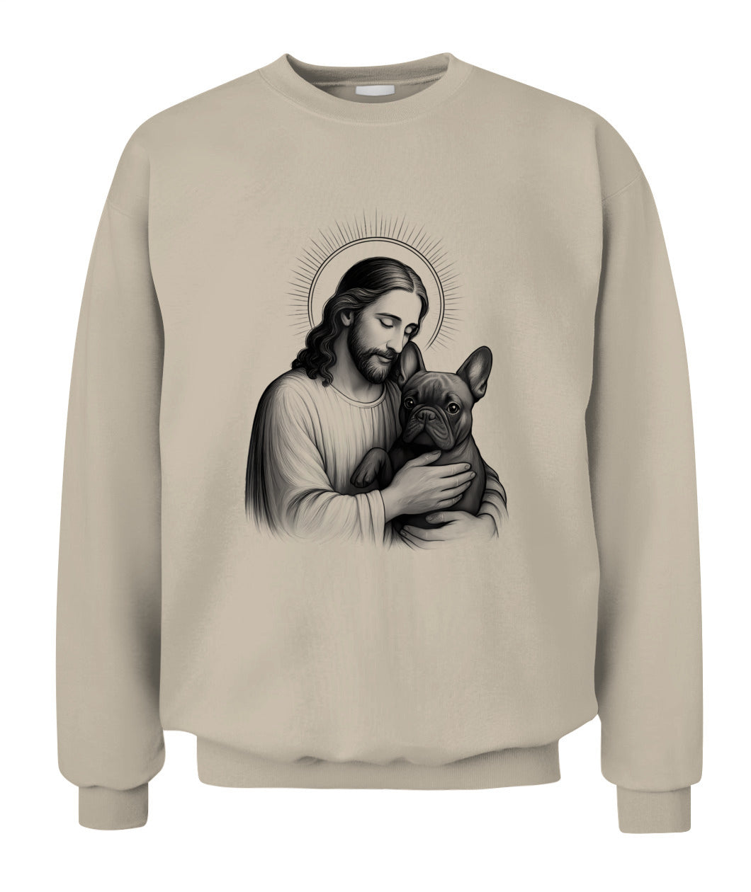 Jesus & French Bulldog Lover Christian Frenchie Dog Mom T-Shirt