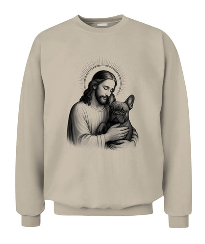 Jesus & French Bulldog Lover Christian Frenchie Dog Mom T-Shirt