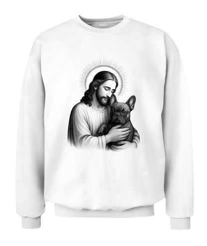 Jesus & French Bulldog Lover Christian Frenchie Dog Mom T-Shirt