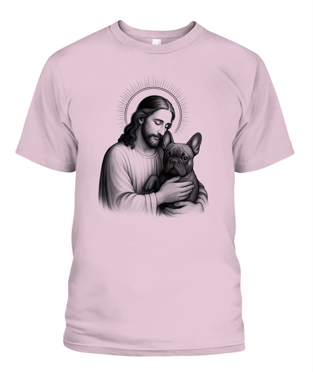 Jesus & French Bulldog Lover Christian Frenchie Dog Mom T-Shirt