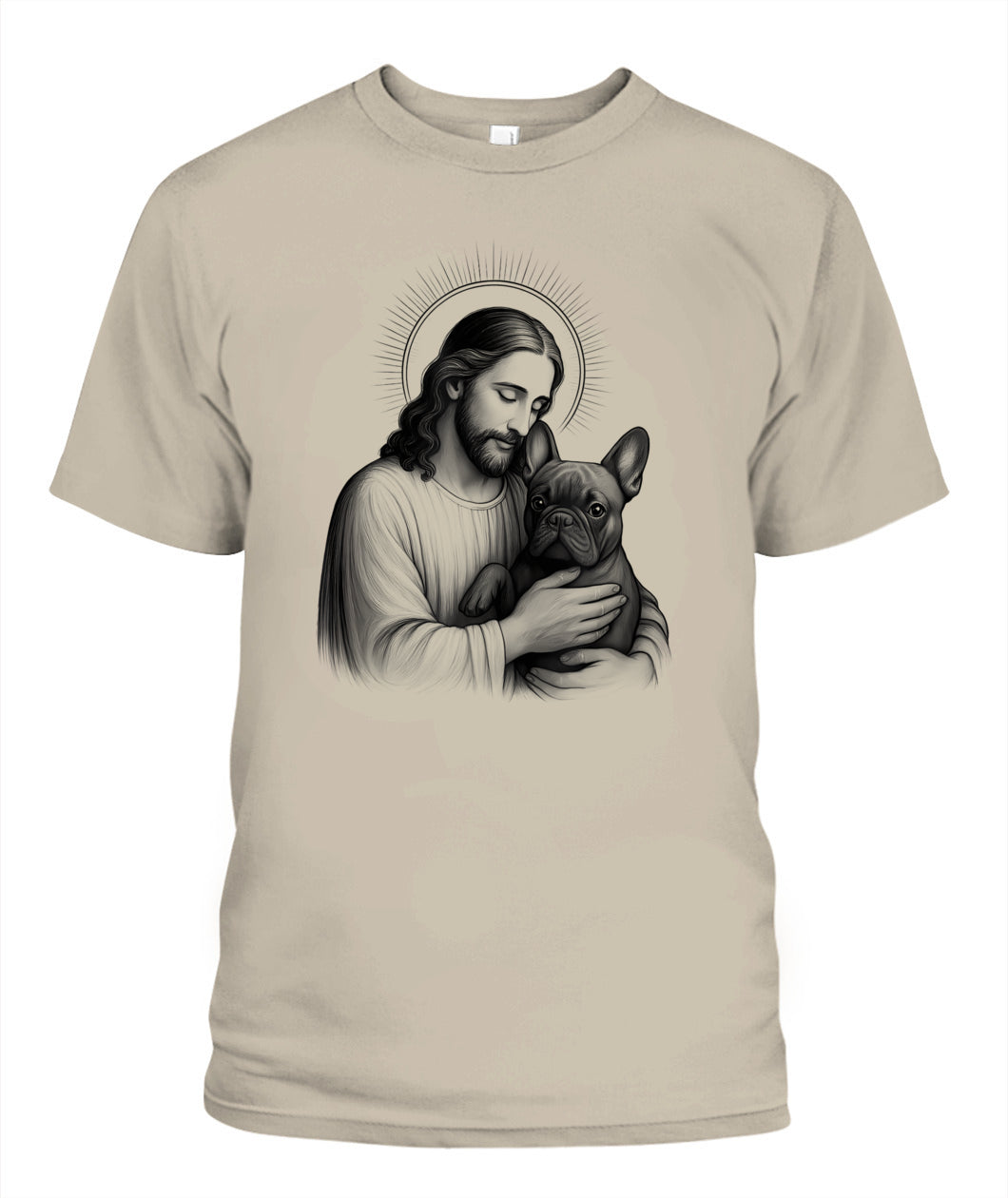 Jesus & French Bulldog Lover Christian Frenchie Dog Mom T-Shirt