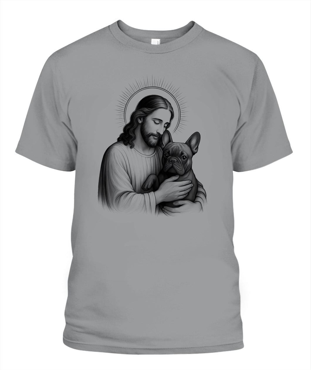 Jesus & French Bulldog Lover Christian Frenchie Dog Mom T-Shirt