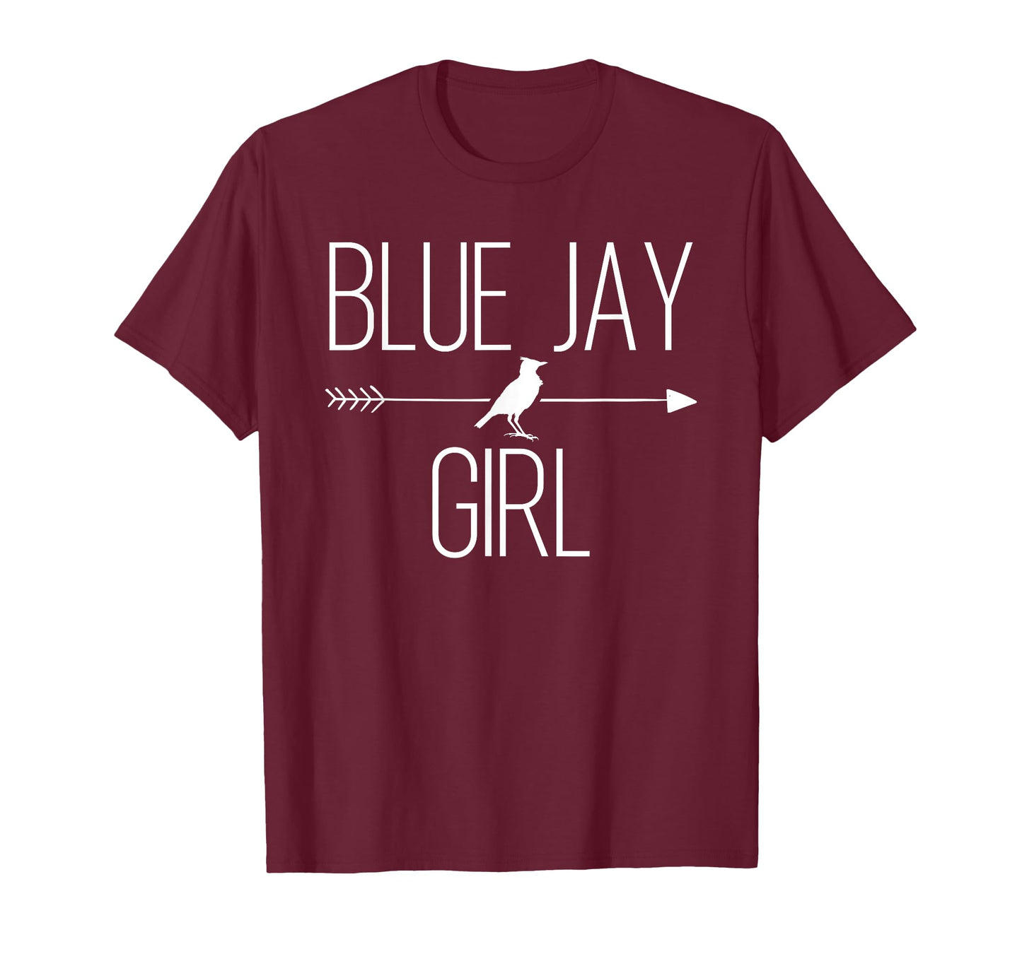 Blue Jay Girl Gift For Women Bird Animal Lover T-Shirt