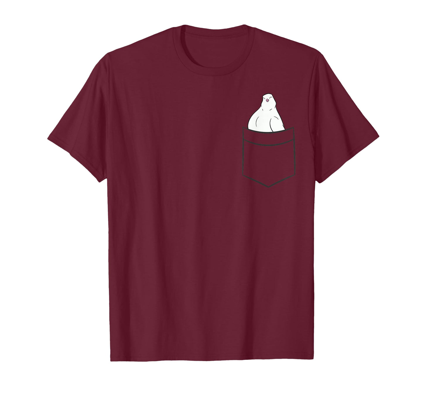 Dove Bird In The Pocket Cute Pocket Dove T-Shirt
