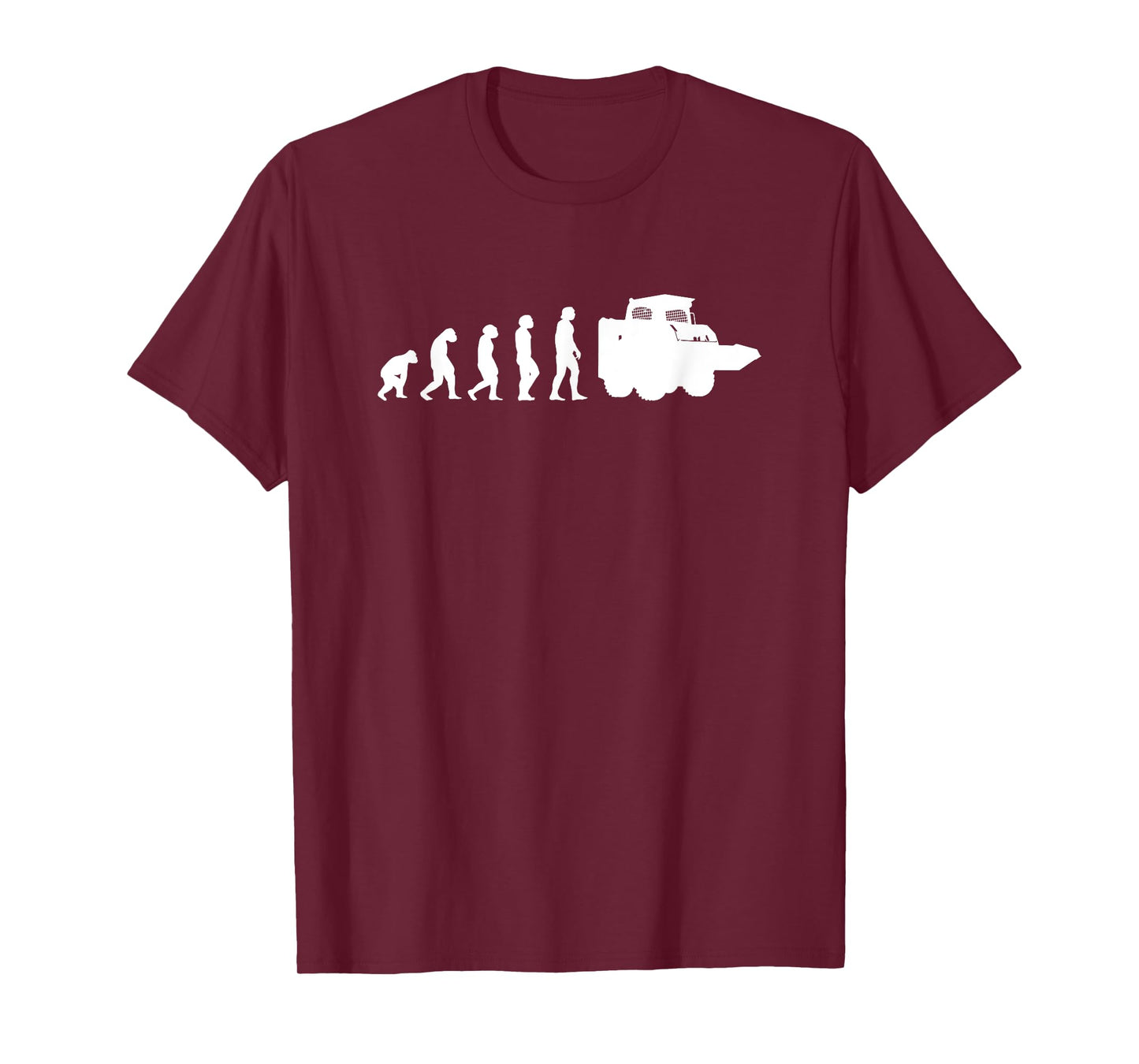 Skid Steer Loader Evolution Skid Steer Operator T-Shirt