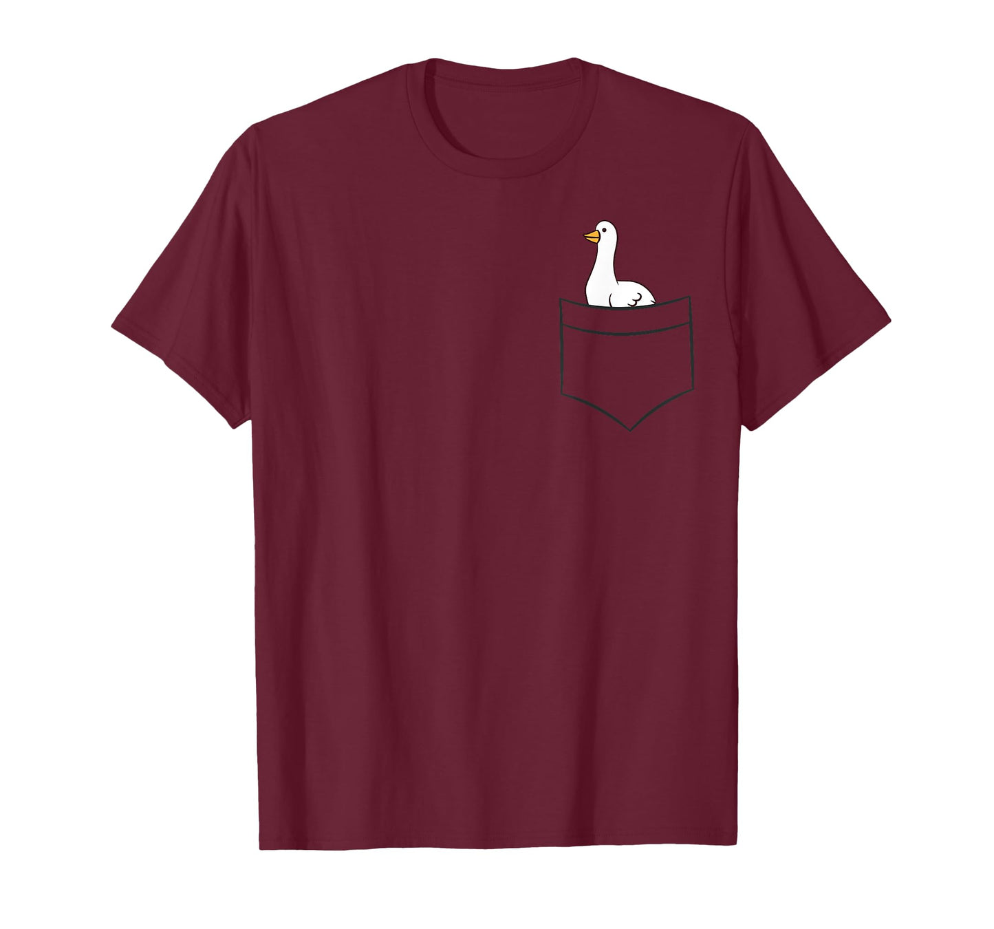 Goose In The Pocket Funny Pocket Goose T-Shirt