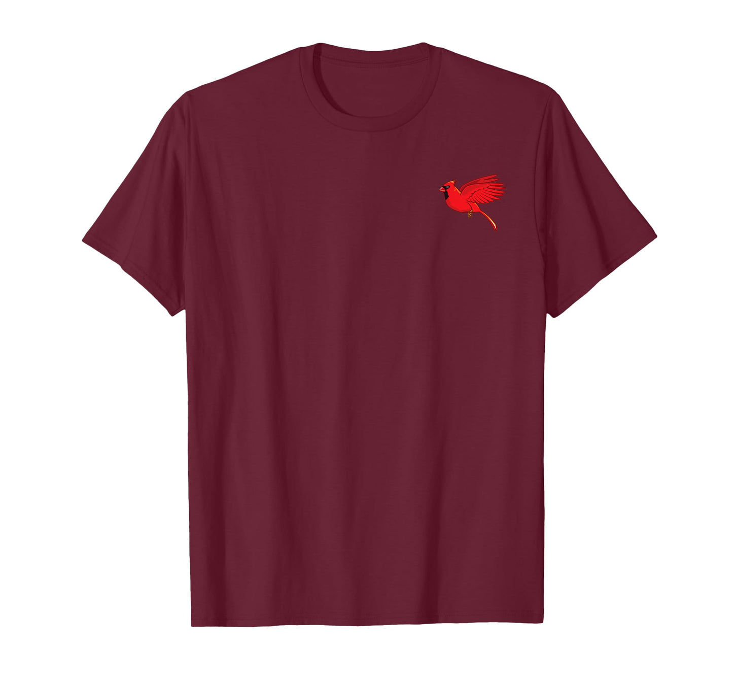 Lovely Northern Cardinal Bird Red Cardinal In Pocket T-Shirt