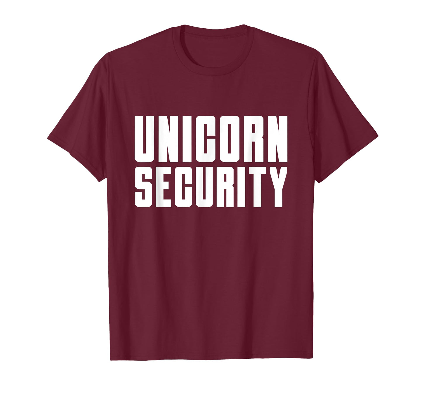 Unicorn Security Costume Mom Dad Daughter Funny Halloween T-Shirt