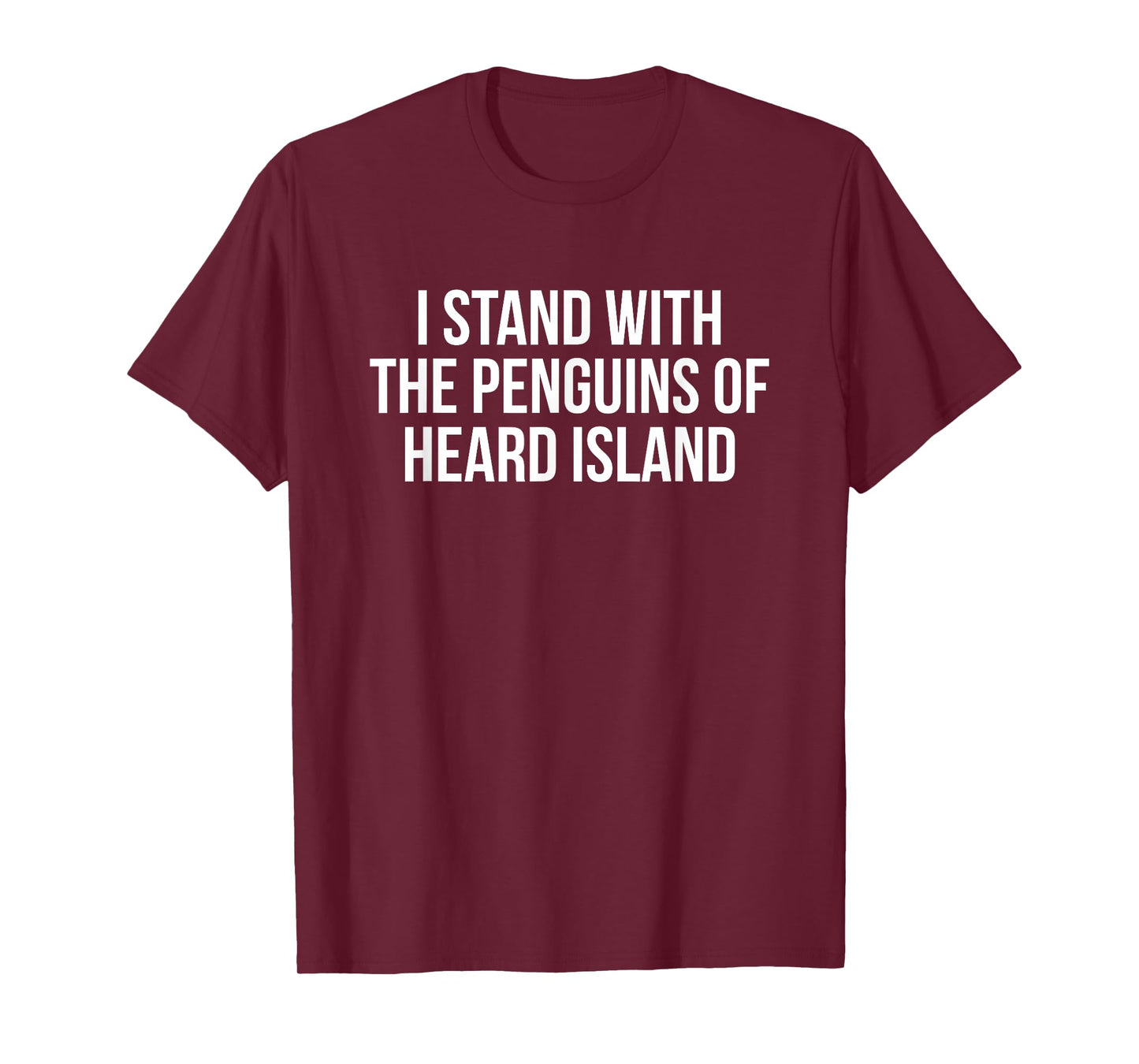 I Stand With The Penguins Funny Political Injustice Tariffs T-Shirt