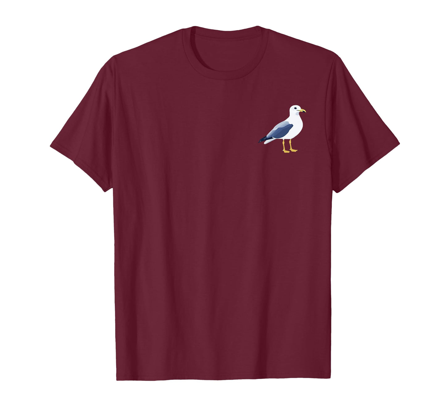 Seagull Bird in the Pocket Coastal Bird Lover Tee T-Shirt