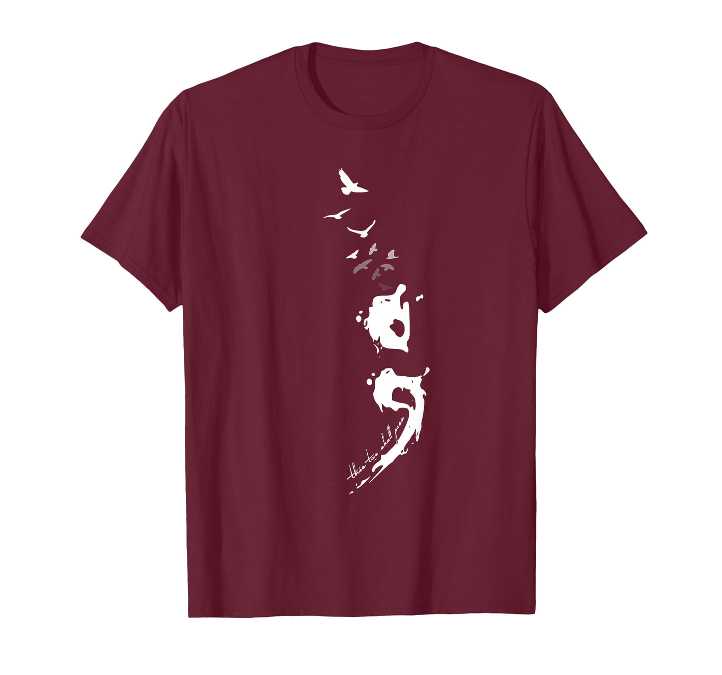 This Too Shall Pass Mental Health Matters Semicolon T-Shirt T-Shirt