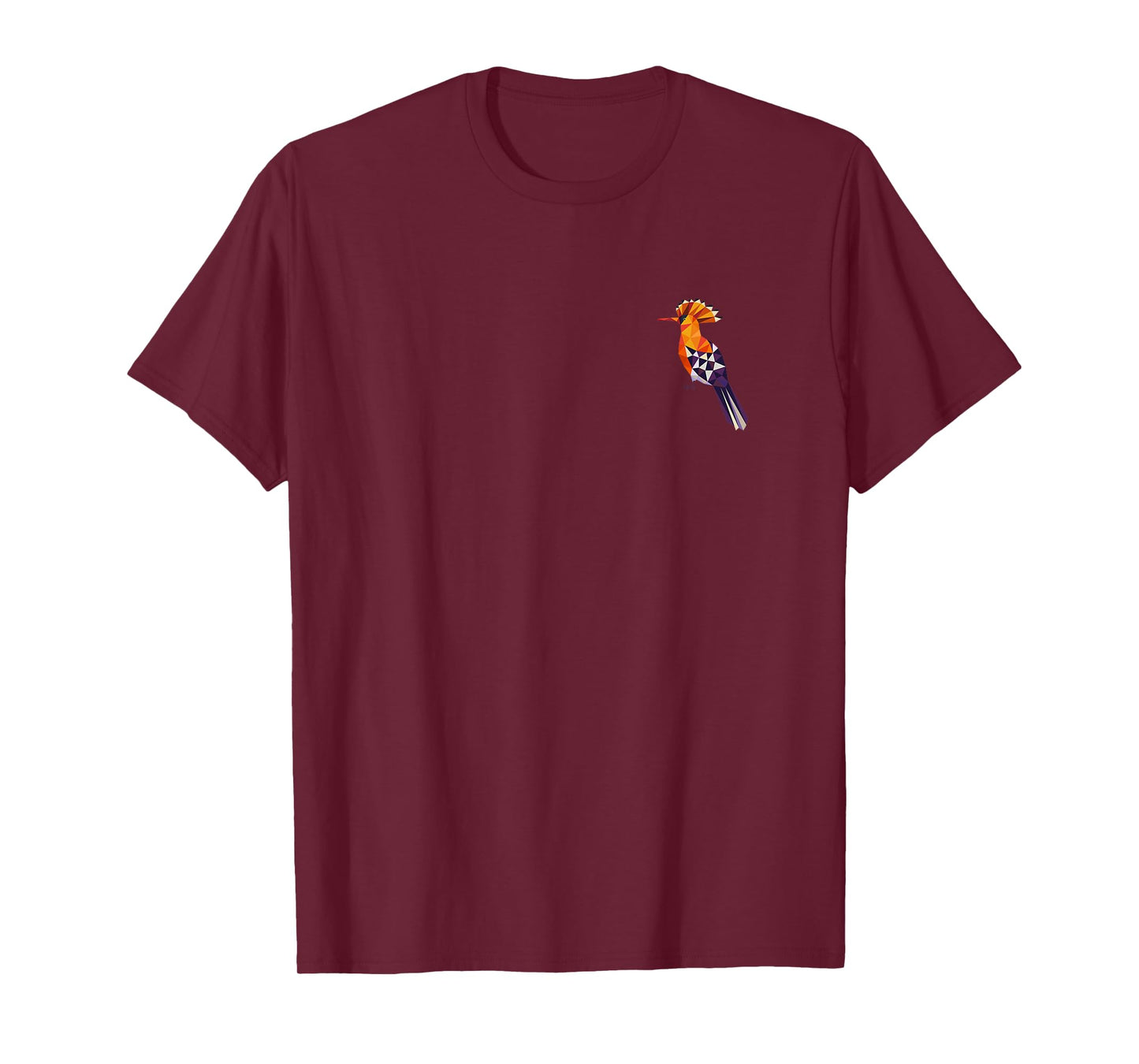 Hoopoe in the pocket - Watercolor Polygonal Hoopoes T-Shirt