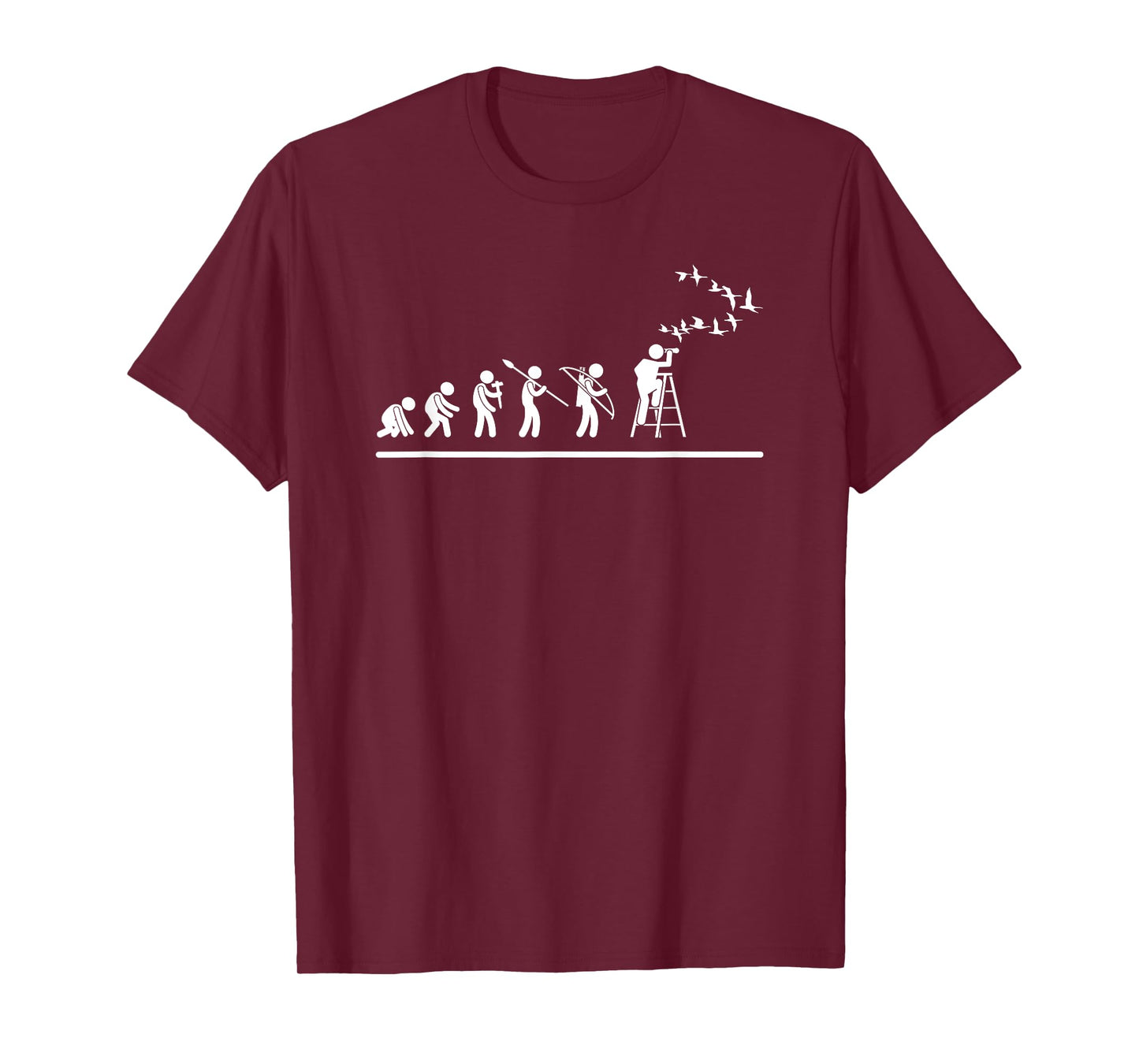 Funny Birding Watch Designs Bird Watching Evolution Funny Bird Watching T-Shirt